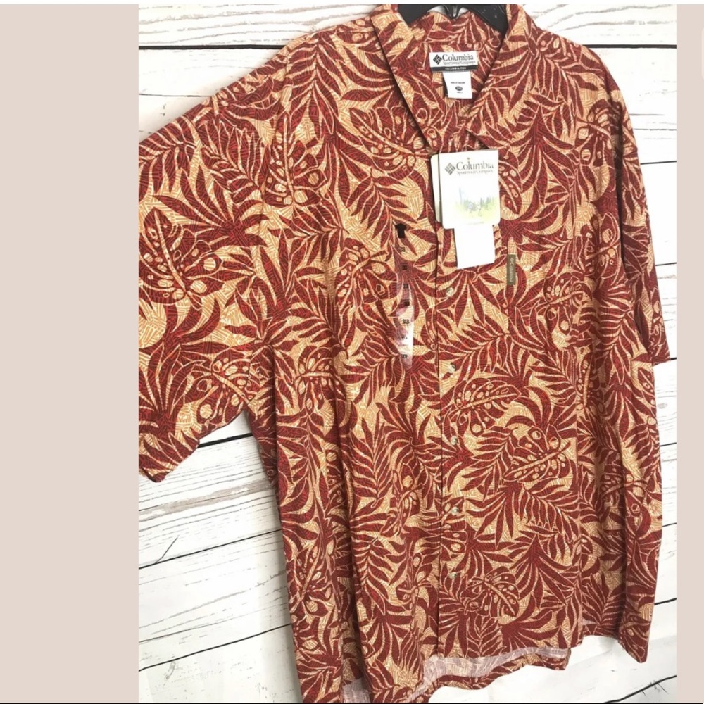 Columbia Island Print Campshirt Button Down - Picture 2 of 8